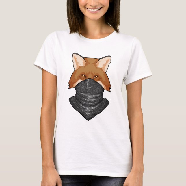 Fox som Bandit med KerChief T Shirt (Framsida)