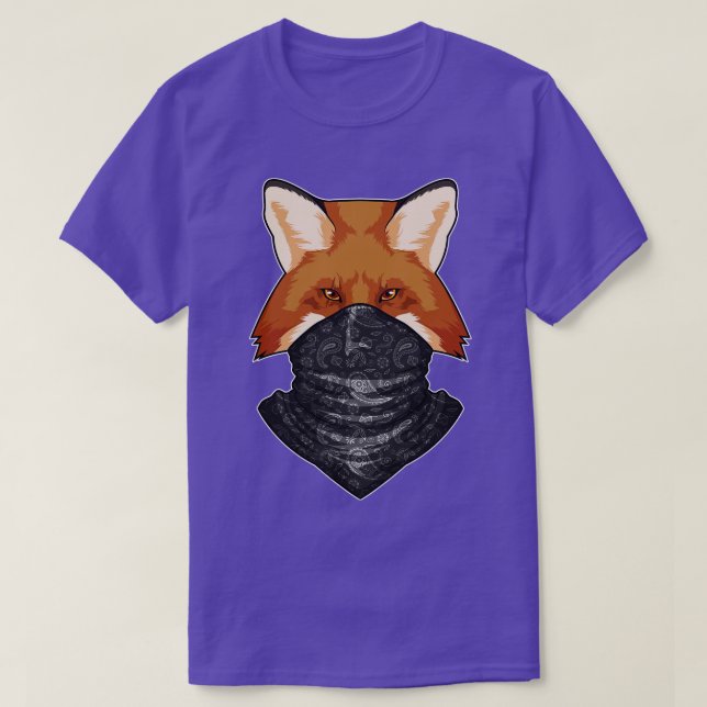 Fox som Bandit med KerChief T Shirt (Design framsida)