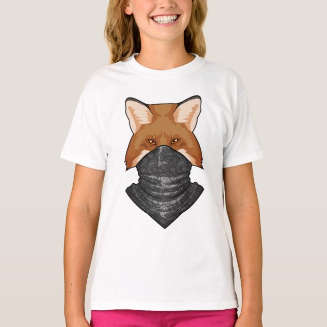 Fox som Bandit med KerChief T Shirt (Framsida)