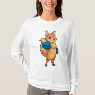 Fox som Boxer med Boxinghandskar T Shirt