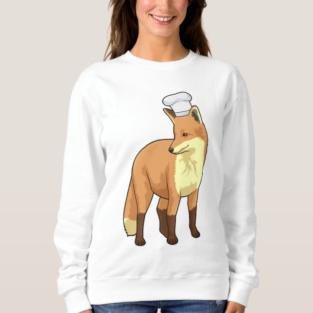 Fox som Cook med Chef hat T Shirt (Framsida)