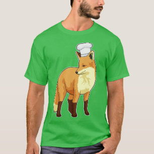 Fox som Cook med Chef hat T Shirt
