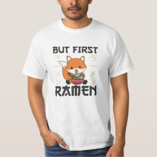 Fox som drivs av Ramen Cute Kawaii Foxes T Shirt