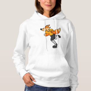 Fox som fotbollsspelare med fotboll t shirt