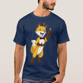 Fox som Groom med Bröllop ring T Shirt