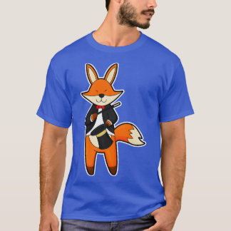 Fox som magiker med magiskt trollspö Hat T Shirt