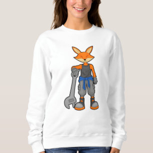 Fox som mekanisk med Spanner T Shirt