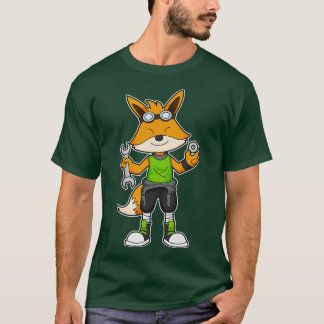 Fox som mekanisk med Wrench Nöt T Shirt