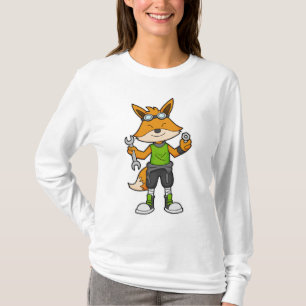 Fox som mekanisk med Wrench & Nöt T Shirt
