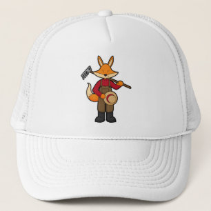 Fox som odlare med kummel och hatt keps