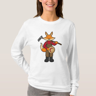 Fox som odlare med kummel och hatt t shirt
