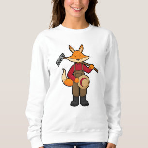 Fox som odlare med kummel och hatt t shirt