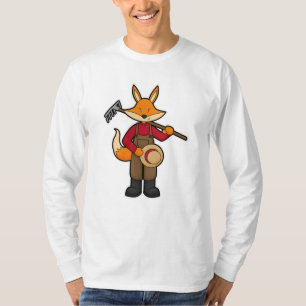 Fox som odlare med kummel och hatt t shirt