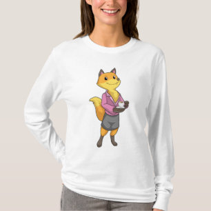 Fox som sekreterare för Kaffe Kopp T Shirt