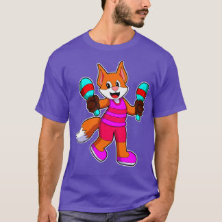 Fox som Singer med mikrofon 1 T Shirt