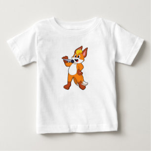 Fox som Singer med mikrofon T Shirt