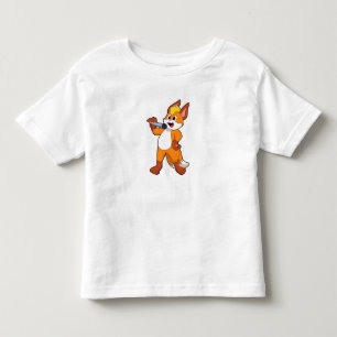 Fox som Singer med mikrofon T Shirt