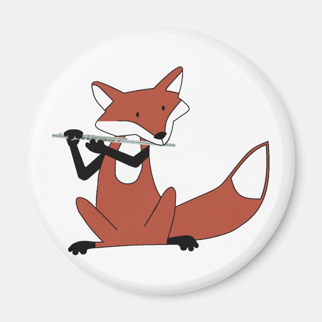 Fox som spelar Flute Magnet (Framsidan)
