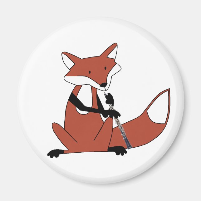 Fox som spelar Oboe Magnet (Framsidan)