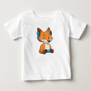 Fox som spelare med Joystick T Shirt