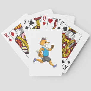Fox som Springer vid körning Casinokort