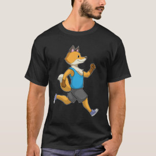 Fox som Springer vid körning T Shirt