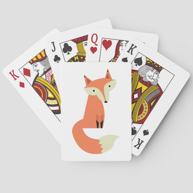 Fox Spel Kort (Baksidan)