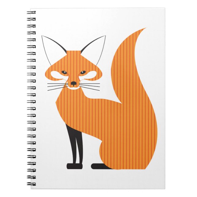 Fox Spiral bärbar dator Anteckningsbok (Framsidan)