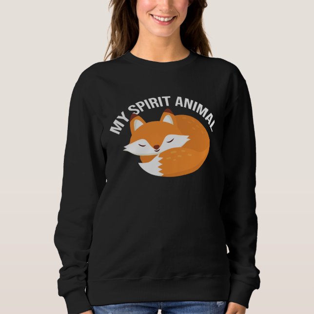 Fox Spirit Animal Fox Wild Animal T Shirt (Framsida)