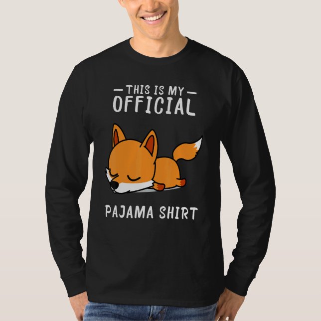 Fox Ssov Pajamas Pajama Sleepover T Shirt (Framsida)