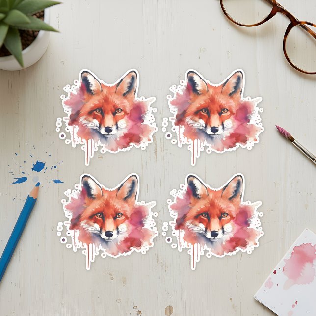 Fox Sticker Klistermärken (Skapare uppladdad)