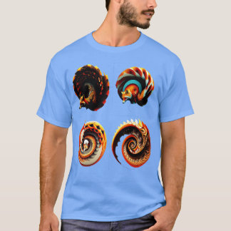 Fox stil Mönster2023 T Shirt