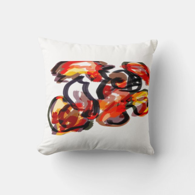 Fox sunset-höst kudde (Framsida)