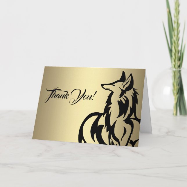 Fox-tackkortet Tack Kort (Framsida)