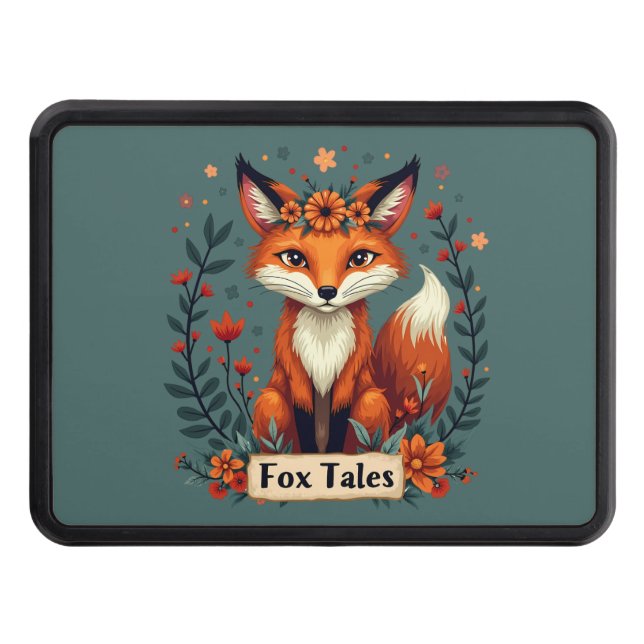 Fox Tales Boho Woodland Animal Dragkroksskydd (Framsidan)