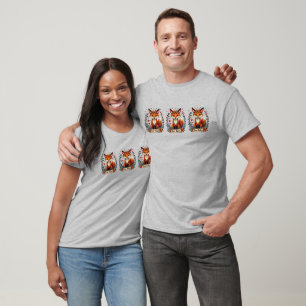 Fox Tales Boho Woodland Animal T Shirt