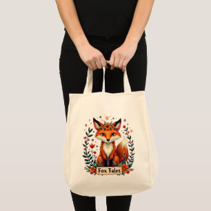 Fox Tales Boho Woodland Animal Tygkasse
