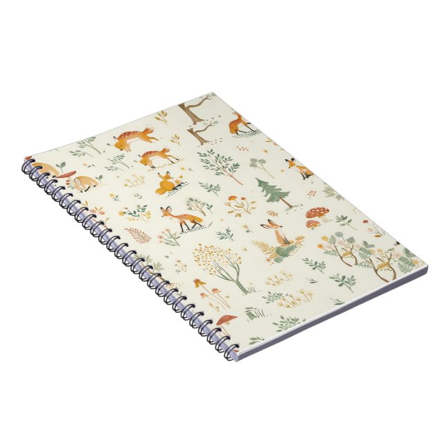 "Fox Tales Notebook" Anteckningsbok (Högra Sidan)