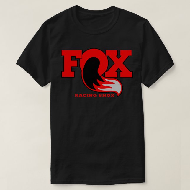 Fox Tävla Shox Red  T Shirt (Design framsida)
