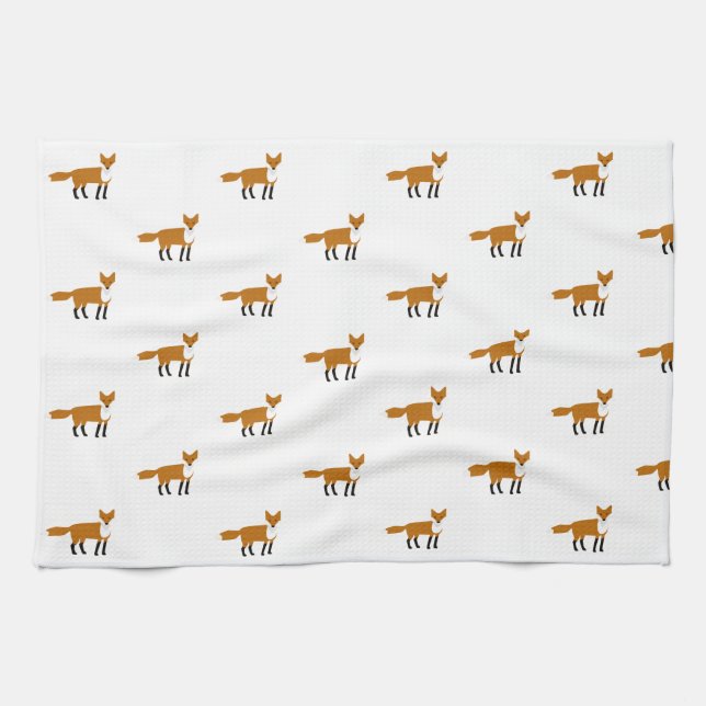 Fox TeaTowels Tea Towel Kökshandduk (Horisontell)