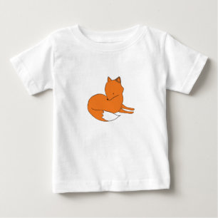 Fox Teckning Baby T-Shirt