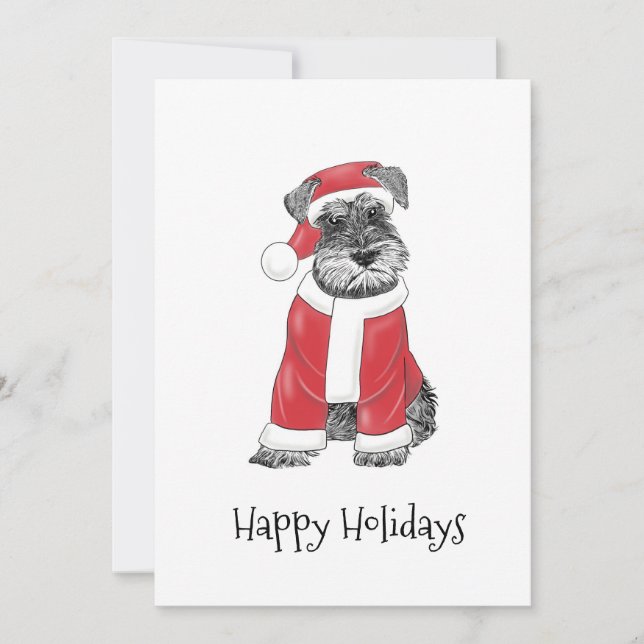 Fox Terrier Christmas Card (Framsida)