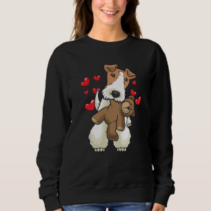 Fox Terrier-Hund med Mjukisdjur T Shirt