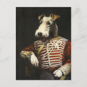Fox Terrier i Viktorianskt postkort för kläder Vykort
