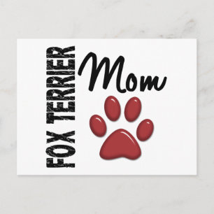 Fox Terrier Mamma 2 Vykort