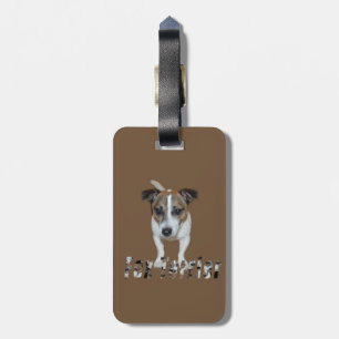 Fox Terrier och Fox Terrier Logotyp. Bagagebricka