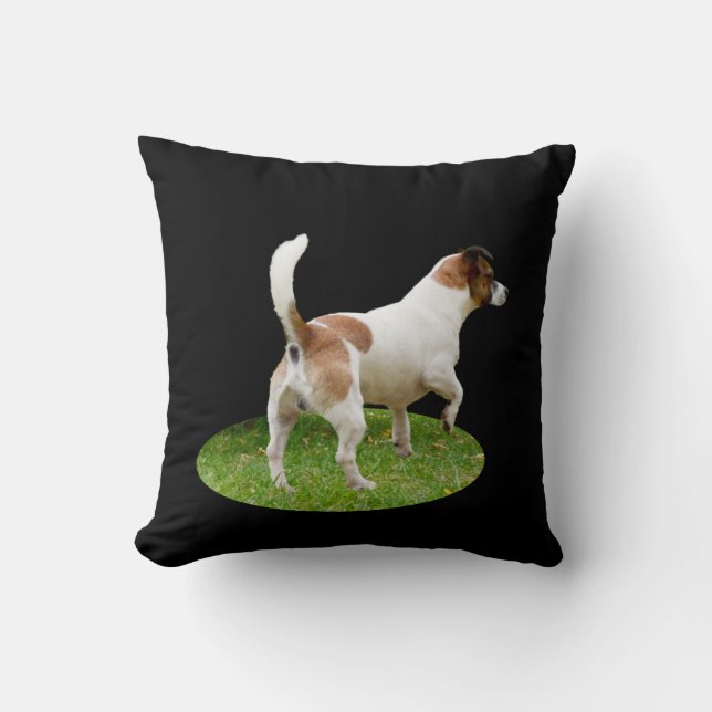 Fox Terrier på Guard Duty, Cushion Kudde (Framsida)