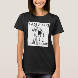 Fox Terrier rolig hund älskare-presentpremie T Shirt