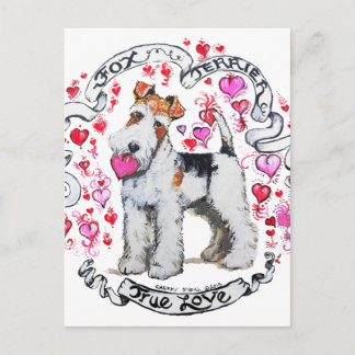 Fox Terrier Swehoney Vykort