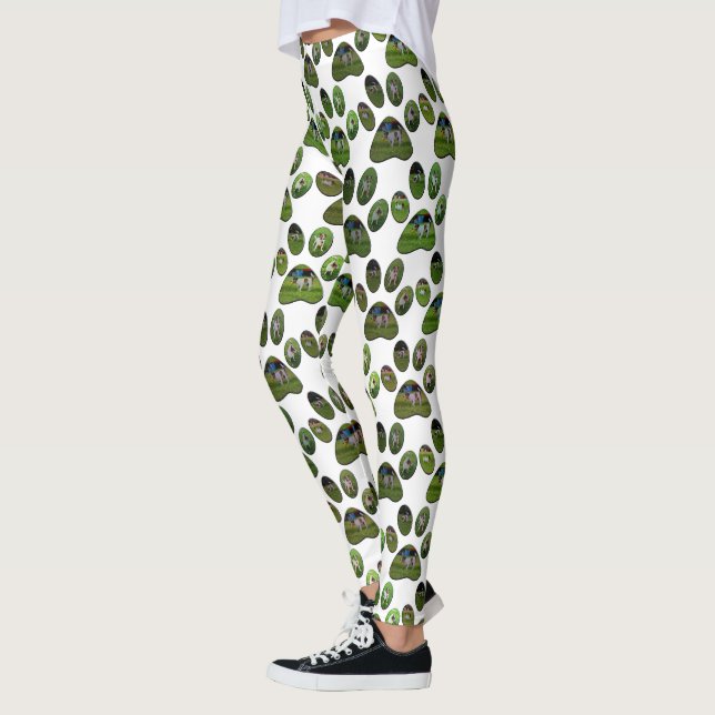 Fox Terrier Tass avtryck, Leggings (Vänster)